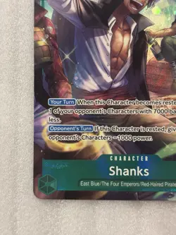 Shanks OP14-027 Alternate Art Foil | One Piece TCG The Azure Sea’s Seven NM - Image 5