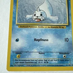 Pokemon Card: Seel German 41/102 Base Set Rare! LP-NM 1999 Vintage - Image 5