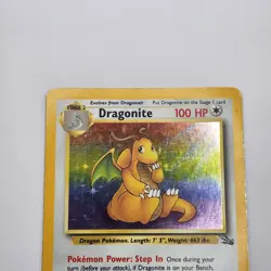 Dragonite Fossil 4/62 Holo Rare 100 HP Wizards 1999 Card Pokemon TCG - Image 4