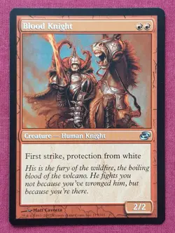 Magic The Gathering PLANAR CHAOS BLOOD KNIGHT red card MTG - Image 1