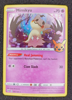 Mimikyu Trick or Trade Halloween Promo Pumpkin Stamped Promo Pokemon 3 Card LOT - Image 4