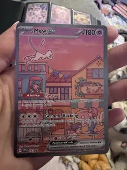 Pokemon Scarlet and Violet 151 Mew EX Promo Card 053 - Image 1