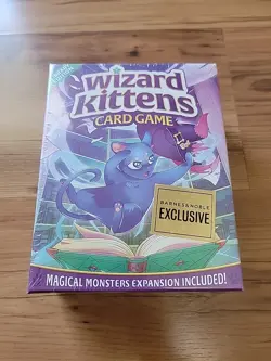 New Sealed - Wizard Kittens Card Game Library Edition Barnes & Noble Exclusive - Image 1