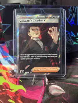 Giovanni's Charisma Holo Card 197/165 NM English Edition - Image 1