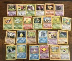 Pokemon Vintage card lot 65 cards mixed vintage lot one shadowless Ivysaur - Image 1