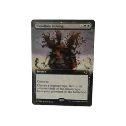 Bloodline Bidding (Extended Art) Lorwyn Eclipsed Regular - Image 1