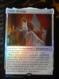 Noble Heritage FOIL,Commander BBG,NM, MTG ,FREE SHIPPING - Image 1