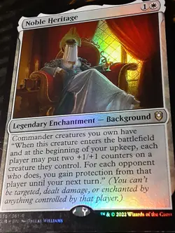 Noble Heritage FOIL,Commander BBG,NM, MTG ,FREE SHIPPING - Image 4