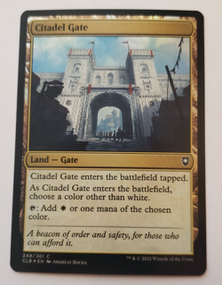 1x Citadel Gate FOIL CLB Battle for Baldur's Gate Magic the Gathering NM - Image 1
