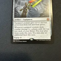 MTG Sword of Forge and Frontier Phyrexia: All Will Be One 244/271 Regular Mythic - Image 2