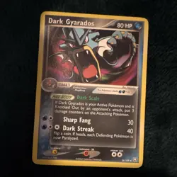 Pokemon Dark Gyarados EX Team Rocket Returns Holo Uncommon 36/109 - LP - Image 2