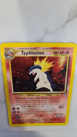 Pokemon Typhlosion Neo Genesis 18/111 Holo Rare 100 HP Stage 2 Unlimited Card - Image 5