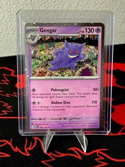Gengar 094/165 (NM) Cosmos Holo Rare Scarlet & Violet 151 2023 Pokemon Card - Image 1