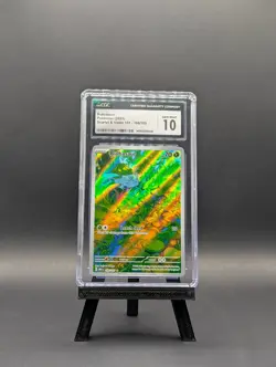 Bulbasaur 166/165 Art Rare - CGC Gem Mint 10 - English 151 - Pokemon TCG 2023 - Image 1