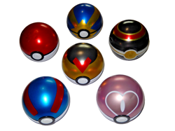 Pokemon Promo TINS LOT of 6 Poke Balls Opened Good Condition S&S - Image 1