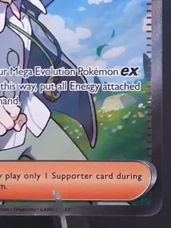 Pokemon TCG Wally's Compassion 176/132 ME01: Mega Evolution Full Art NM - Image 3