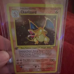 Pokemon Charizard 1st Edition Base Set Holo Rare 4/102 1999 Stage 2 120 HP - Image 1