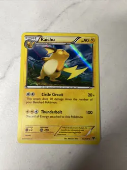 Pokemon TCG Raichu Generations 27/83 Holo Holo Rare - Image 1