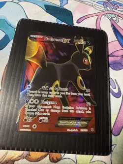 Pokemon Umbreon EX 119/124 Holo Full Art Ultra Rare XY Fates Collide NO WHITE - Image 1