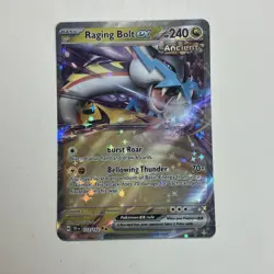 Raging Bolt EX Double Rare Holo Pokemon TCG Temporal Forces 123/162 - Image 1