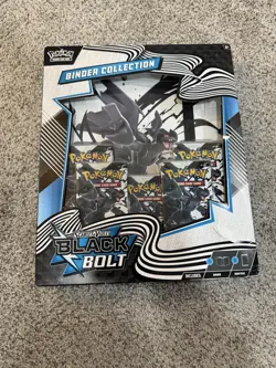 Pokemon TCG: Scarlet & Violet Factory Sealed Black Bolt Binder Collection, Read! - Image 1