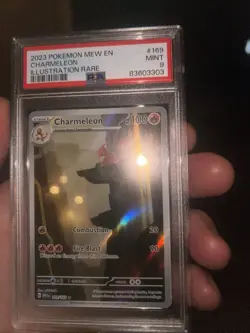 Pokemon TCG Charmeleon Scarlet Violet-151 Illustration Rare Card 169/165 PSA 9 - Image 1