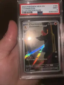 Pokemon TCG Charmeleon Scarlet Violet-151 Illustration Rare Card 169/165 PSA 9 - Image 2