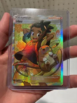 Pokemon Hau Guardians Rising Trainer Full Art Ultra Rare Holo Card 144/145 - Image 1