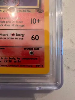 CGC 9 MINT Flareon 1999 Jungle 3/64 Holo Pokemon Card - Image 4