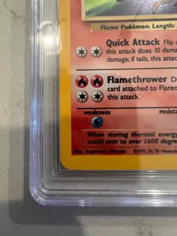 CGC 9 MINT Flareon 1999 Jungle 3/64 Holo Pokemon Card - Image 5