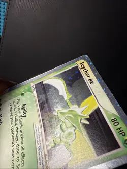 Pokemon Scyther EX Holo Card 2003 Ruby and Sapphire 102/109 NM Condition - Image 3