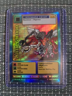 Vintage Digimon CCG Battle Series 1 Holo Card Kimeramon ST-21S - Image 1