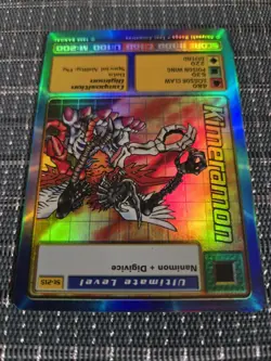 Vintage Digimon CCG Battle Series 1 Holo Card Kimeramon ST-21S - Image 5