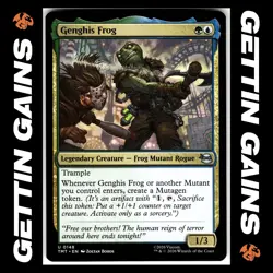 Genghis Frog - 0148 - R - Non-Foil - TMNT - MTG - NM/M - Image 1
