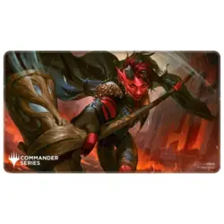 Ultra Pro Magic MTG Commander Series Stitched Edge Playmat Karlach - Image 1