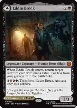 TCG MTG Eddie Brock [SPM - 55] - NM [Normal] - Image 1