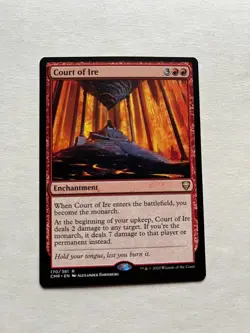 1x COURT OF IRE - Commander - MTG - Magic the Gathering - Image 1