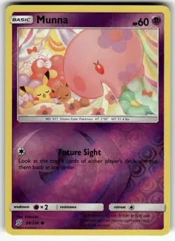 Munna 88/236 SM - Unified Minds LP Pokemon Card TCG - Image 1