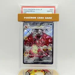 PSA 10 2023 Pokemon Japanese SV4a Shiny Treasure ex #331 Charizard Full Art - Image 1