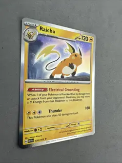 Pokemon TCG * Scarlet & Violet 151 * 026/165 Raichu Rare * FRESH PK - Image 2