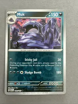 Pokemon TCG * Scarlet & Violet 151 * 089/165 Muk U * REVERSE HOLO * NM - Image 1