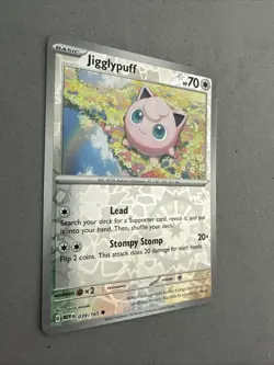 Pokemon TCG * Scarlet & Violet 151 * 039/165 Jigglypuff C * REVERSE HOLO * NM - Image 2