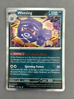 Pokemon TCG * Scarlet & Violet 151 * 110/165 Weezing Rare * HOLO * Fresh Pk - Image 1