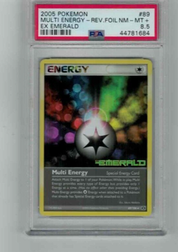 2005 Vintage Pokemon Multi Energy Rev Foil Ex Emerald 89/106 PSA 8.5 - Image 1