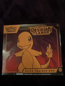 Pokemon: Scarlet & Violet 3: Obsidian Flames Elite Trainer Box - 9 Packs 820650853913 - Image 1