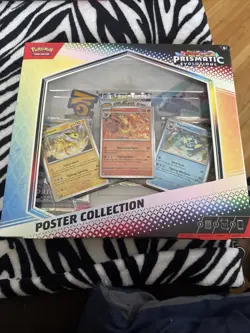 Pokemon TCG Scarlet Violet Prismatic Evolutions PE Poster Collection New Sealed - Image 1