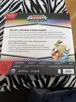 Pokemon TCG Scarlet Violet Prismatic Evolutions PE Poster Collection New Sealed - Image 2