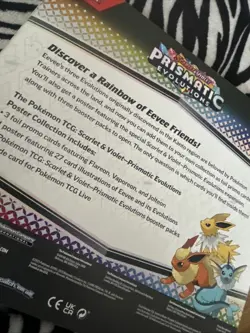 Pokemon TCG Scarlet Violet Prismatic Evolutions PE Poster Collection New Sealed - Image 3