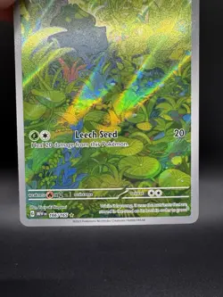Pokemon TCG Bulbasaur 166/165 Scarlet & Violet 151 Illustration Rare NM English - Image 4
