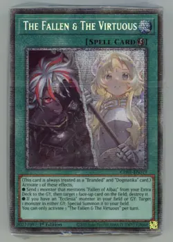 The Fallen & The Virtuous STARLITE RARE Sealed Pack 2025 Yu-Gi-Oh! Yugioh - Image 1